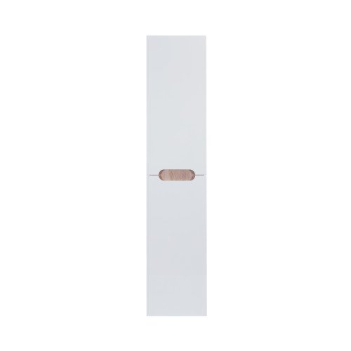 Пенал підвісний Qtap Virgo 350х1600х316 White/Whitish oak з кошиком для білизни QT1876PP1651KRWWO