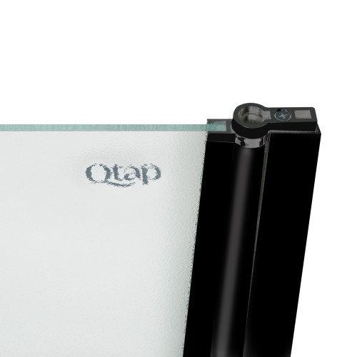 Штора на ванну Qtap Standard BLM407513APR стекло Pear 6 мм, 75х140 см, правая