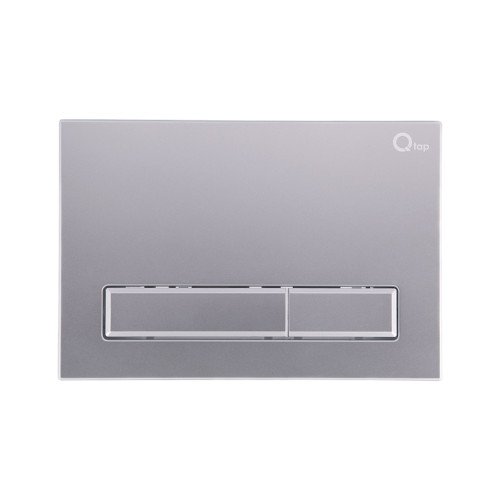 Готовое решение Qtap для ванной комнаты: напольный унитаз  Swan Rimless + комплект инсталляции Nest 2 в 1 (линейная клавиша Satin)