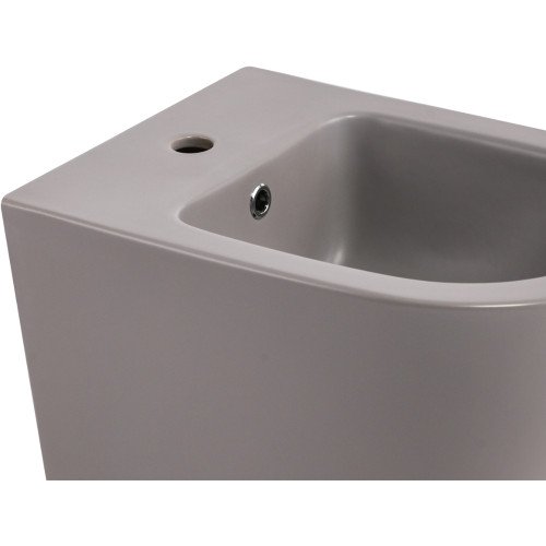 Біде підвісне Qtap Robin 515x370x350 мм, Stone grey QT13551381GSG