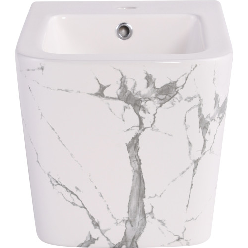 Біде підвісне Qtap Tern 520x350x330 мм, Marble QT17551303GMR