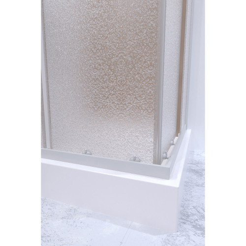 Набор Qtap душевая кабина Presto WHI1099SP5 Pear + поддон Unisquare 309915