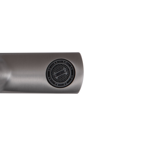 Смеситель для ванны Qtap Slavonice (c душевым гарнитуром) QTSLV259GMB48035 Gunmetal Black PVD