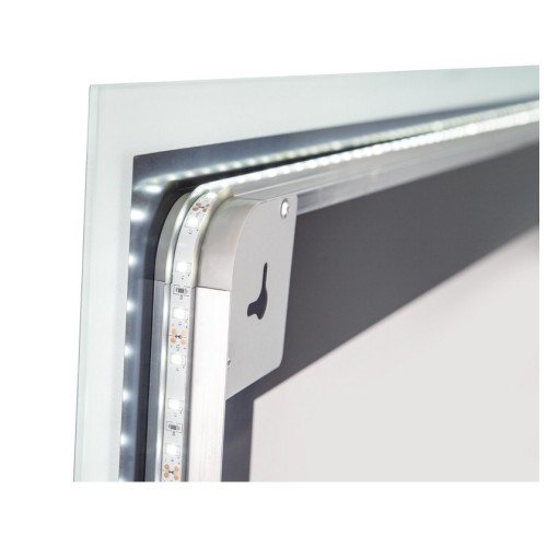 Зеркало Qtap Mideya Classic 1000х600 с LED-подсветкой Touch, с антизапотеванием QT2078F615W