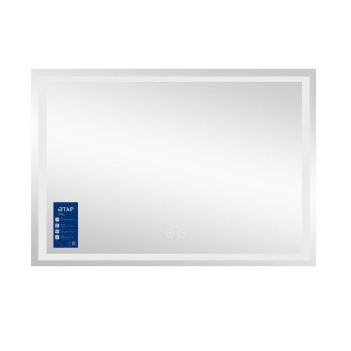 Зеркало Qtap Mideya (DC-F613) 1200х800 с LED-подсветкой Touch, с антизапотеванием QT2078F613W