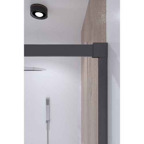 Набір Qtap душова кабіна Taurus BLA1099SC6 Clear + піддон Unisquare 309915