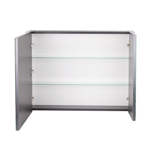 Дзеркальна шафа підвісна Qtap Scorpio 800х600 Graphite QT1477ZP802G