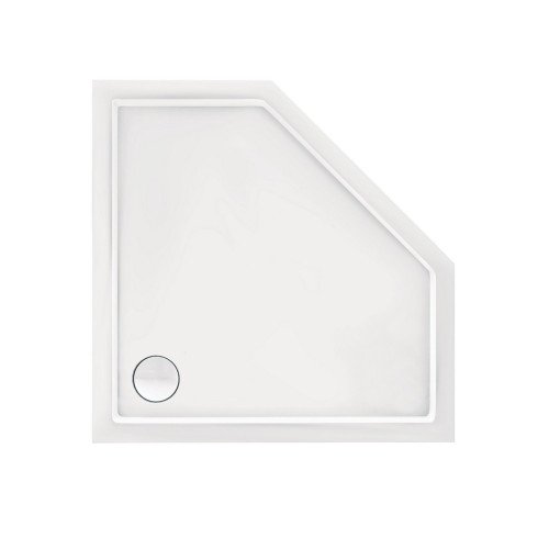 Душевой поддон Qtap Diamond 301112 100x100x12 см + сифон