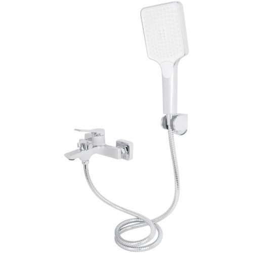 Смеситель для ванны Qtap Arvin с душевым гарнитуром QTARV259CRM48640 Chrome