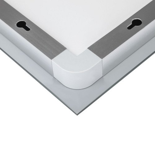 Зеркало Qtap Mideya 800х700 с LED-подсветкой Touch, с антизапотеванием Reverse QT2078NCF8070W