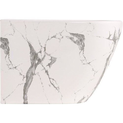 Биде подвесное Qtap Robin 515x370x350 мм, Marble QT13551381GMR