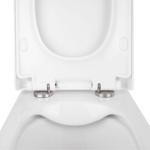 Готовое решение Qtap для ванной комнаты: подвесной унитаз Tern Rimless + комплект инсталляции Nest 4 в 1 (линейная клавиша Chrome)