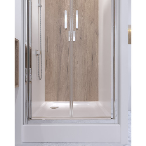 Набір Qtap двері в нішу Gemini CRM209.C6 + піддон Unisquare 309915