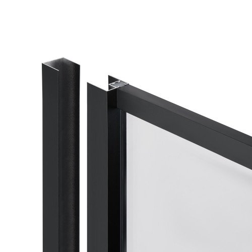 Душевая кабина Qtap Leo BLA10995-AC6 90x90 см, стекло Clear 6 мм, покрытие CalcLess без поддона