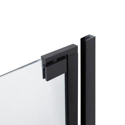Душевая кабина Qtap Aquarius BLA1099SC6 90x90 см, стекло Clear 6 мм, покрытие CalcLess без поддона