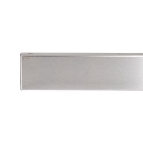 Трап из нержавеющей стали Qtap Taurus Tile700 линейный с сухим затвором под плитку