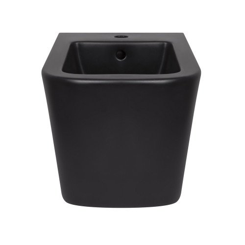 Биде подвесное Qtap Tern New 500x360x320 мм Matt Black QT17551303GMB