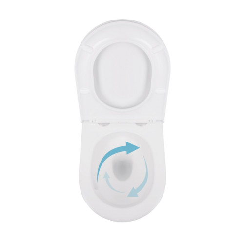 Унитаз подвесной Qtap Taurus безободковый с сиденьем Soft-close QT2433084EUQW