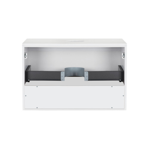 Тумба підвісна Qtap Robin 800х480х470 White зі стільницею QT1379TPН8001W