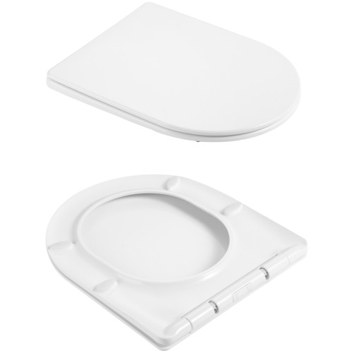 Унитаз подвесной Qtap Taurus Ultra Quiet 515×360×350 мм, White, с сиденьем Slim Duroplast / Soft-close / Quick Release QTTAU26W49116