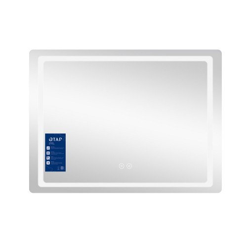 Зеркало Qtap Mideya (DC-F908) 800х600 с LED-подсветкой Touch, с антизапотеванием QT2078F908W
