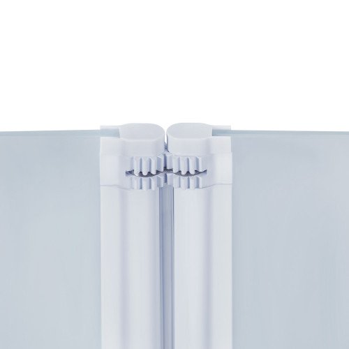 Штора на ванну Qtap Gemini WHI40114RP6 стекло Pear 6 мм, 100x140 см