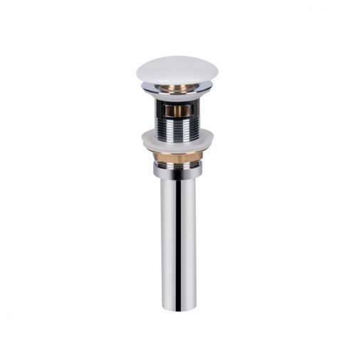 Раковина-чаша Qtap Robin 410х410х180 White с донным клапаном QT1311A004W