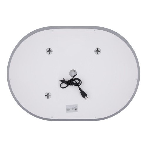 Зеркало Qtap Gemini 500х700 с LED-подсветкой Touch, с антизапотеванием, с диммером, рег. темп. цвета (3000-6500K) Reverse QT2578R5070