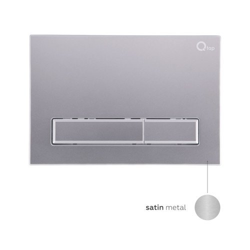 Готове рішення Qtap для ванної кімнати: підвісний унітаз Presto Rimless + комплект інсталяції Nest 4 в 1 (лінійна клавіша Satin)