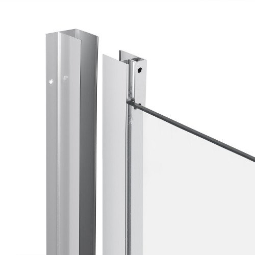 Душевая кабина Qtap Taurus CRM1099SC6 89х89 см, стекло Clear 6 мм покрытие CalcLess, без поддона