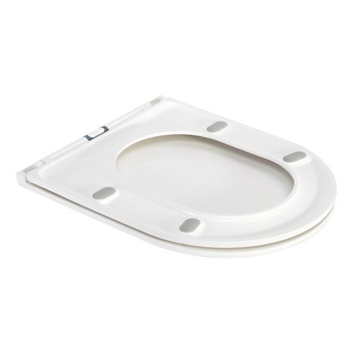 Унитаз подвесной Qtap Aries безободковый с сиденьем Slim Soft-close QT0333063ERW