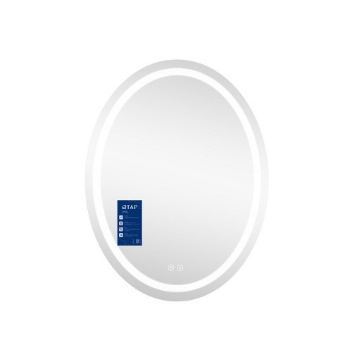 Зеркало Qtap Mideya 500х700 с LED-подсветкой Touch, с антизапотеванием QT2078NCR5070W