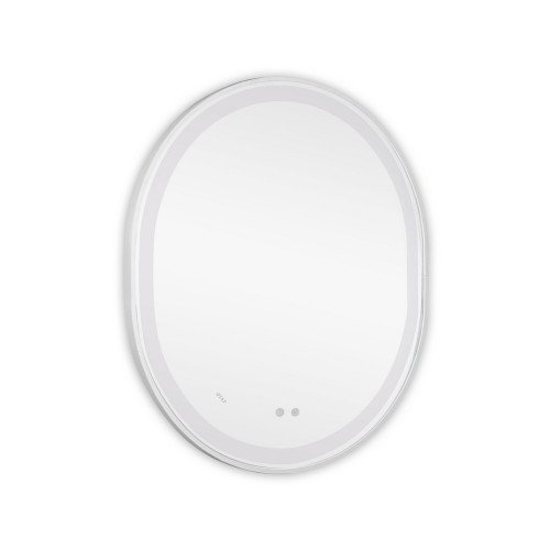 Зеркало Qtap Gemini 800х700 с LED-подсветкой Touch, с антизапотеванием, с диммером, рег. темп. цвета (3000-6500K) Reverse QT2578R8071W