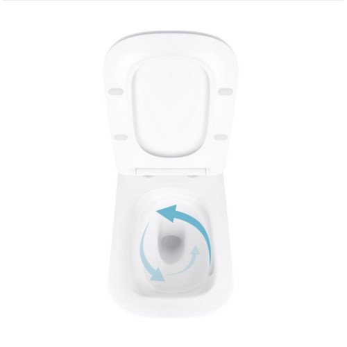 Унитаз подвесной Qtap Tern Ultra Quiet с сиденьем с сиденьем Soft-Close WHITE QT17332303AW