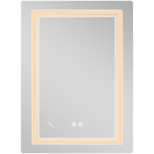 Зеркало Qtap Cardinal (CA2) 600х800 с LED-подсветкой Touch, с антизапотеванием, с диммером, рег. темп. цвета (3000-6500K) Reverse QT0478C608048453