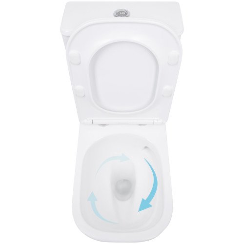 Унитаз напольный Qtap Aquarius Ultra Quiet 620×355×790 мм с сиденьем Soft-close, White QTAQAW27W49262