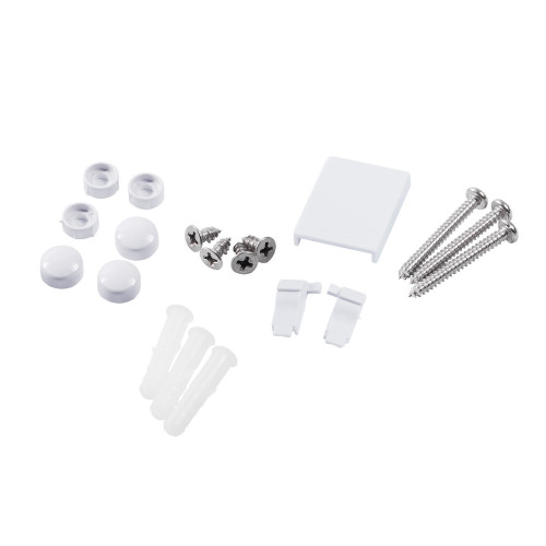 Штора на ванну Qtap Gemini WHI40114RP4 скло Pear 4 мм, 100x140 см