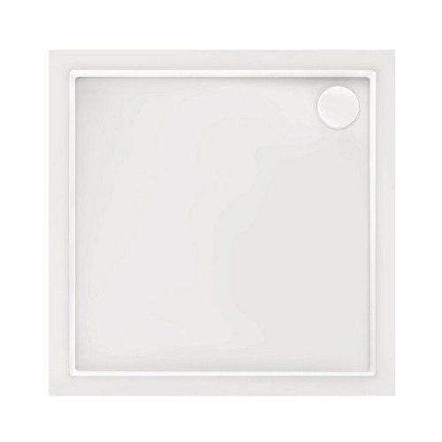 Набор Qtap душевая кабина Taurus CRM1011SC6 Clear 100х100 см + поддон Tern 301112