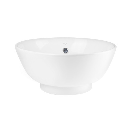 Раковина-чаша Qtap Robin 383х383х175 White с донным клапаном QT1311L408W