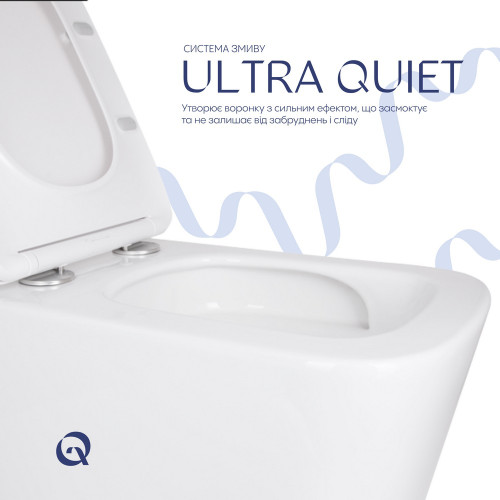 Унитаз подвесной Qtap Tern с сиденьем  Soft-close QT17332303ASW
