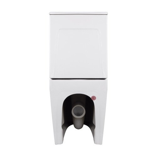 Унитаз-компакт Qtap Scorpio безободковый Ultra Quiet с сиденьем Soft-close QT14222125AUQW