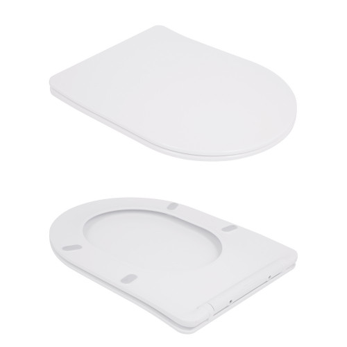 Унитаз-компакт Qtap Robin Ultra Quiet безободковый с сиденьем Soft-close QT13222128AUQ1W