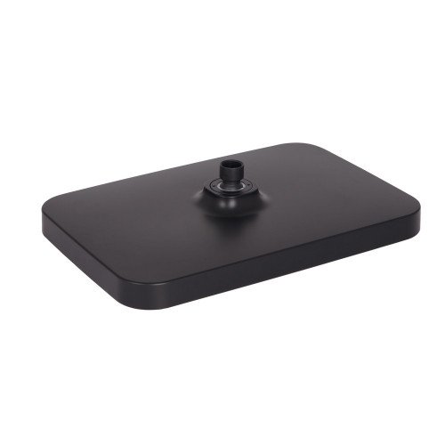 Лейка для верхнего душа Qtap Hlavova 330х220 мм прямоугольная QTHLA107BLM45945 Black Matt