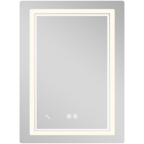 Зеркало Qtap Cardinal (CA2) 600х800 с LED-подсветкой Touch, с антизапотеванием, с диммером, рег. темп. цвета (3000-6500K) Reverse QT0478C608048453
