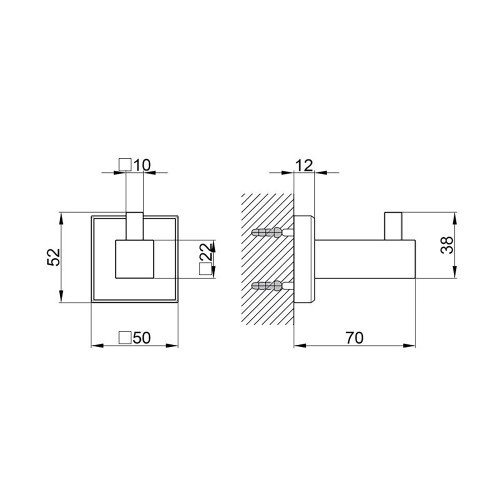 Крючок Qtap Hacek 1101103B