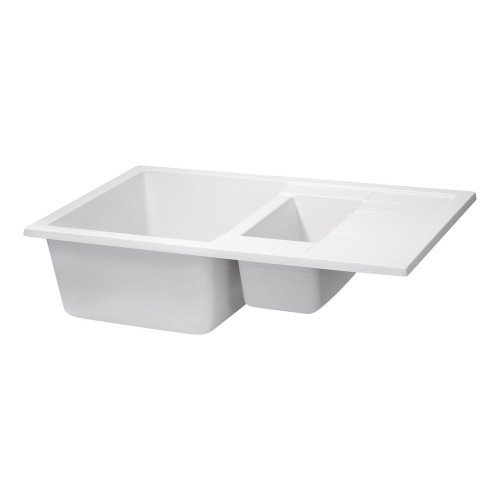 Кухонная мойка Qtap CS 7648 WHI (QT7648WHI650)