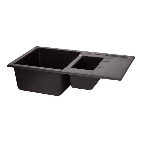 Кухонна мийка з додатковою чашею Qtap CS 7648 Coffee (QT7648COF551)