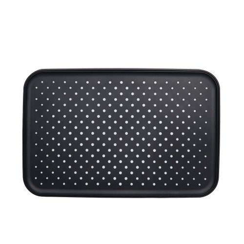 Лейка для верхнего душа Qtap Hlavova 330х220 мм прямоугольная QTHLA107BLM45945 Black Matt