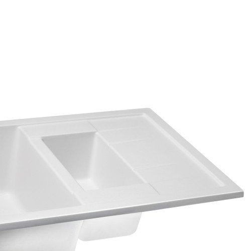 Кухонная мойка Qtap CS 7648 WHI (QT7648WHI650)