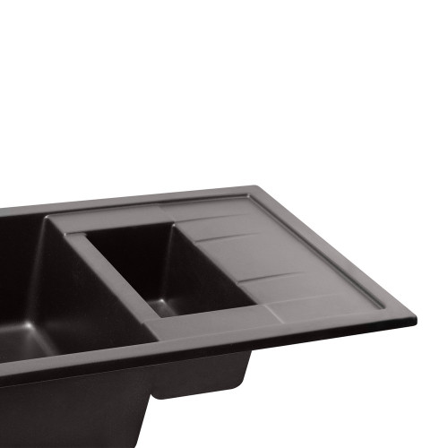 Кухонна мийка з додатковою чашею Qtap CS 7648 Coffee (QT7648COF551)